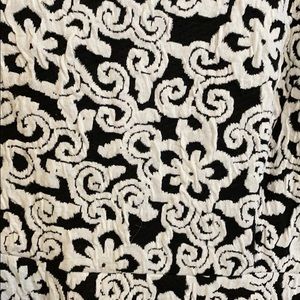 Black and white patterned Eloquii dress size 24P